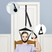 YALI Neck Stretcher Cervical Traction Device Neck Traction Device for Neck Pain Relief Portable Cervical Traction Over Door for Neck Decompression for Home (Regular)